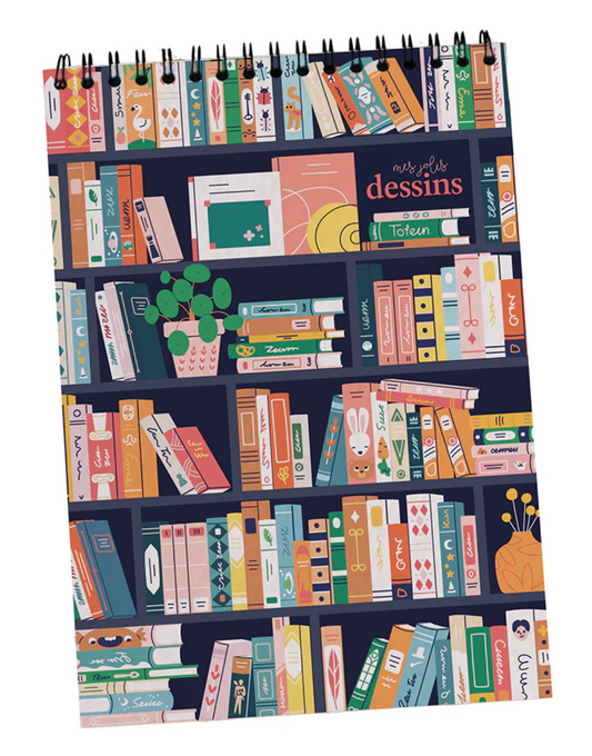 Carnet de dessin - Book lovers