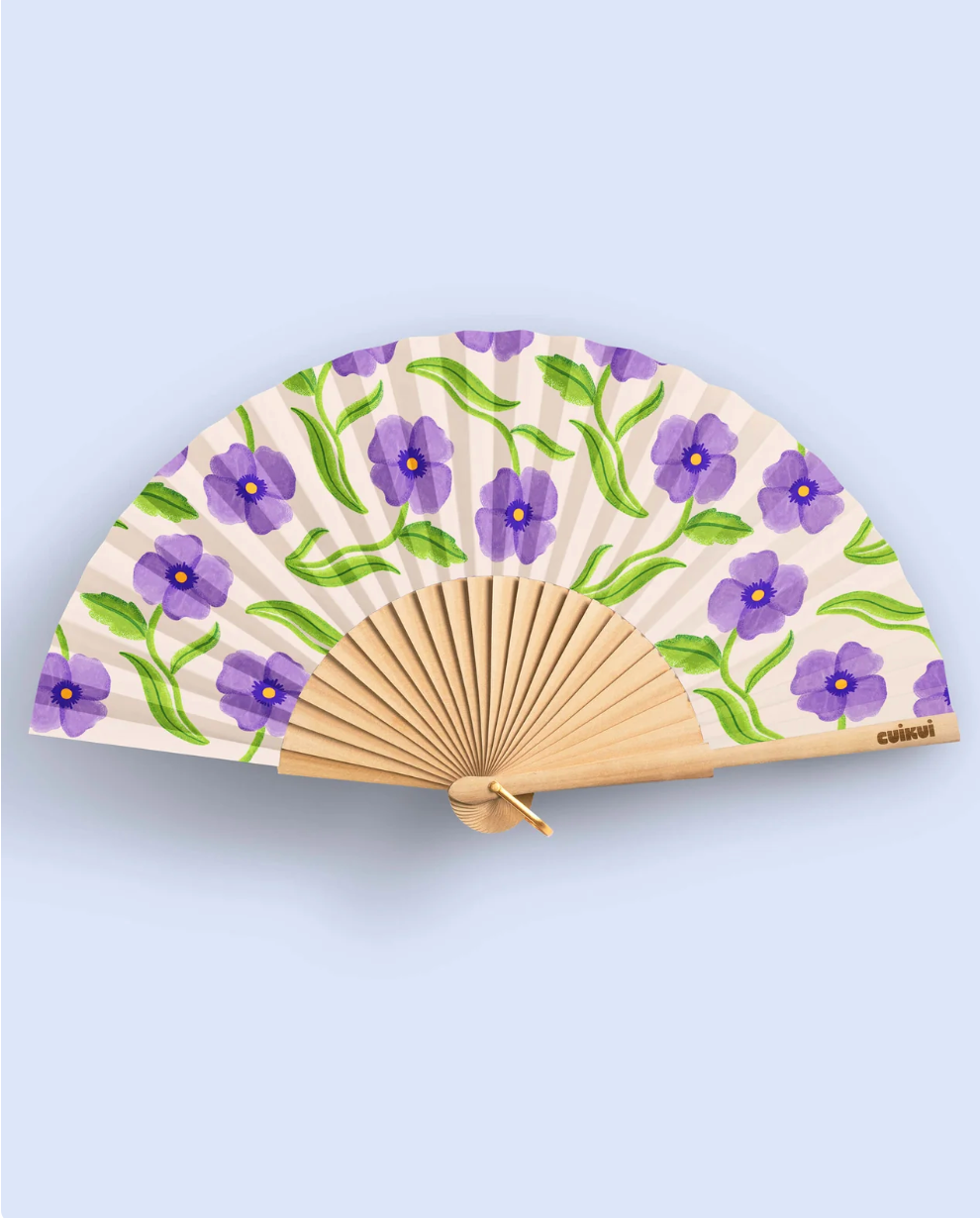 Eventail "pansies"