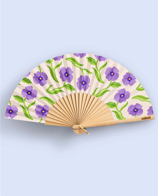 Eventail "pansies"