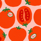 Eventail "tomatoes"