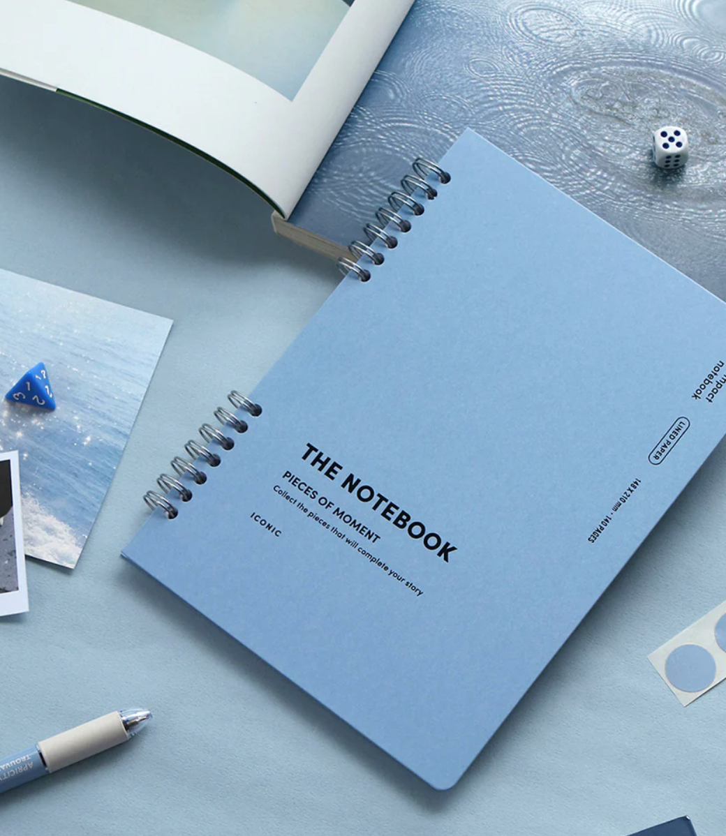 Compact notebook - bleu