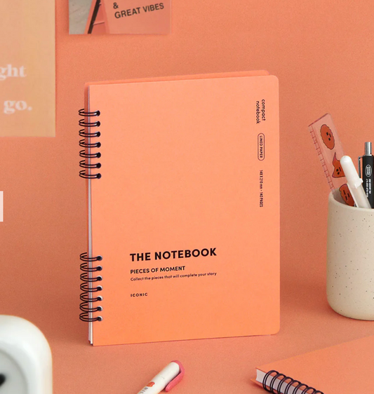 Compact notebook - corail