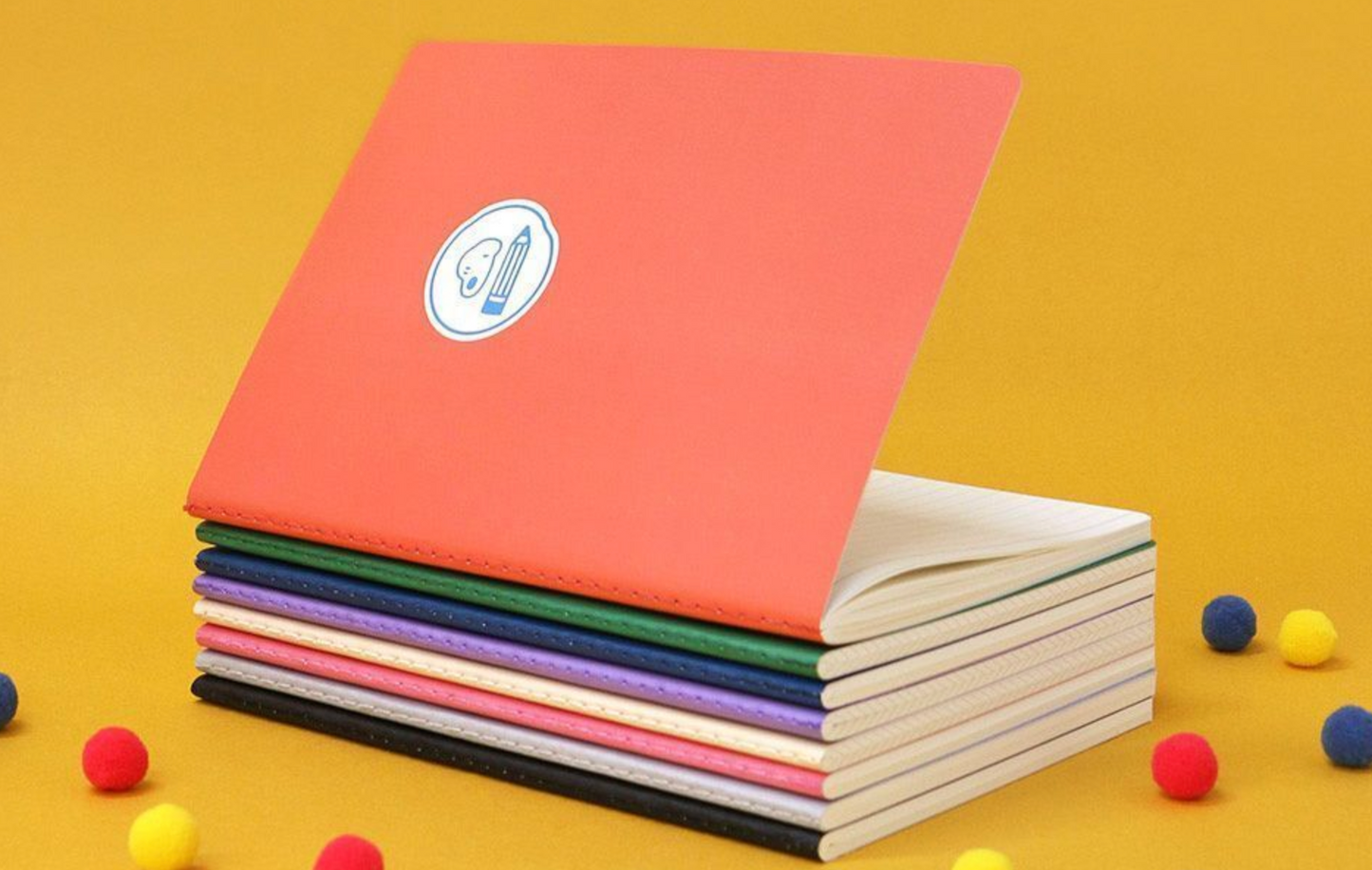 Carnet à pages à carreaux - vert