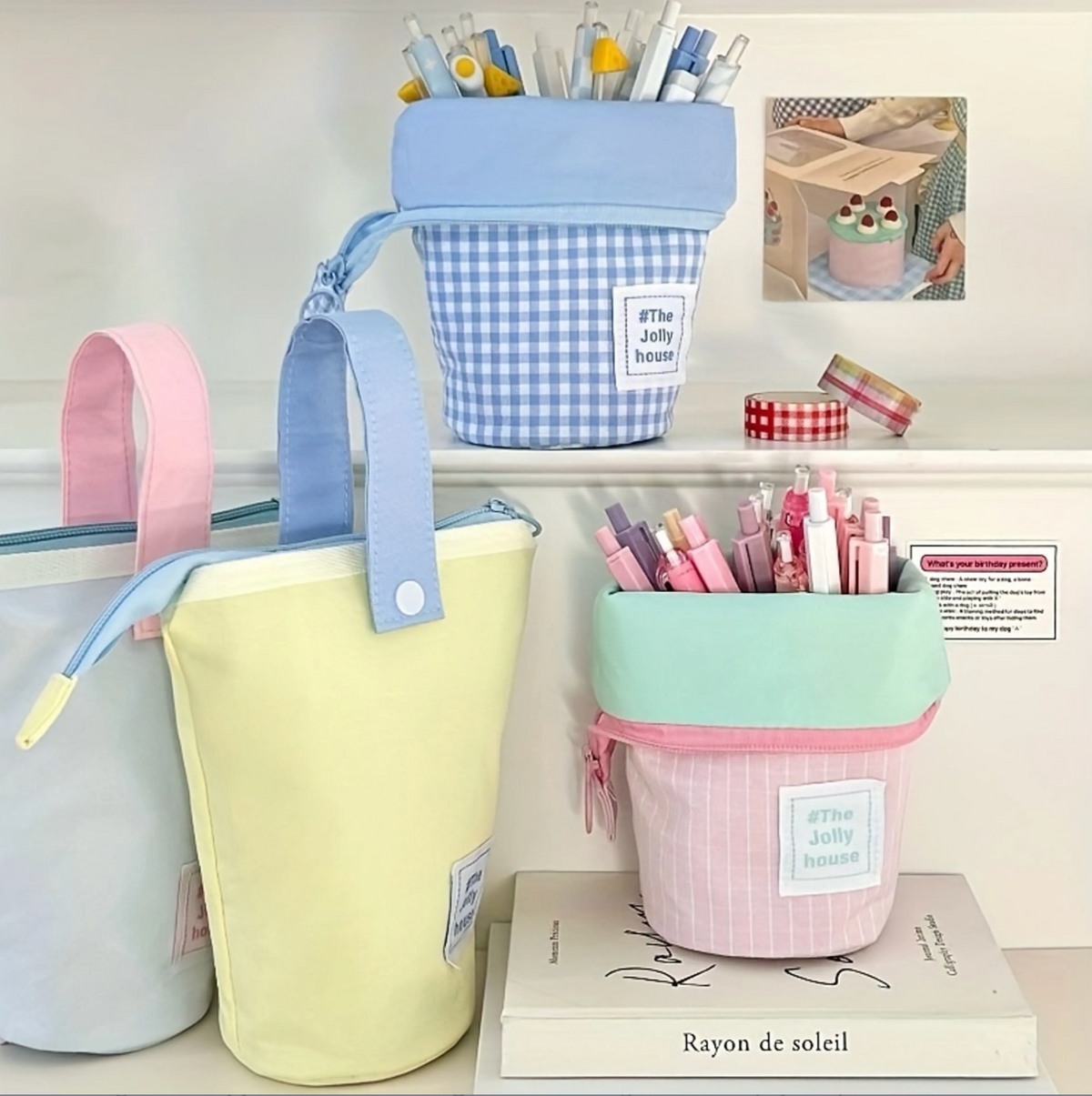 Trousse pot à crayons 2-en-1