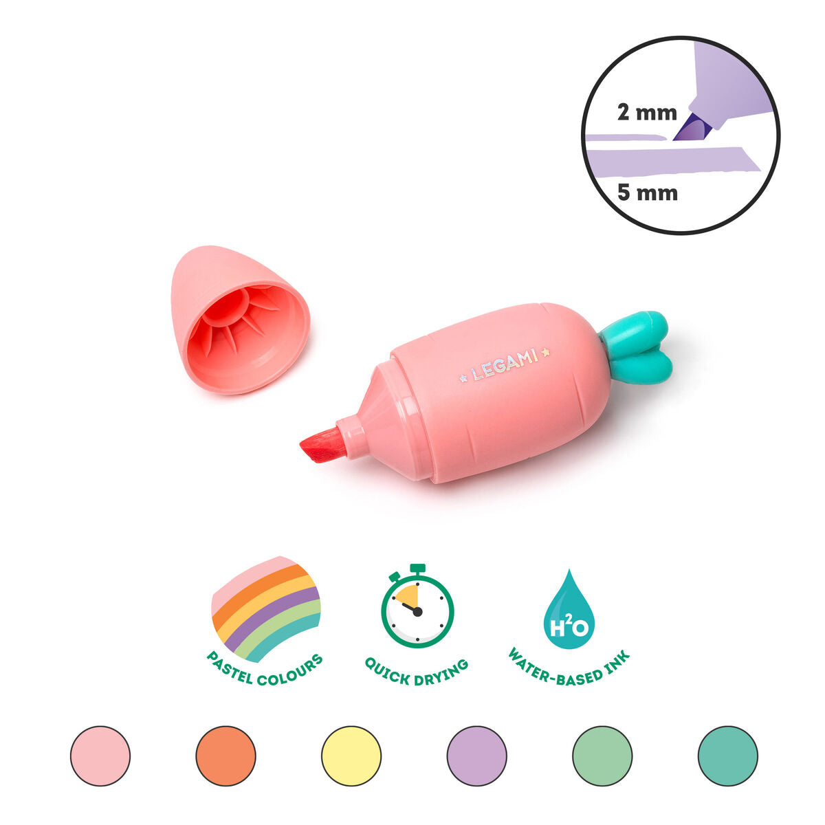 Set de mini surligneurs - Carottes