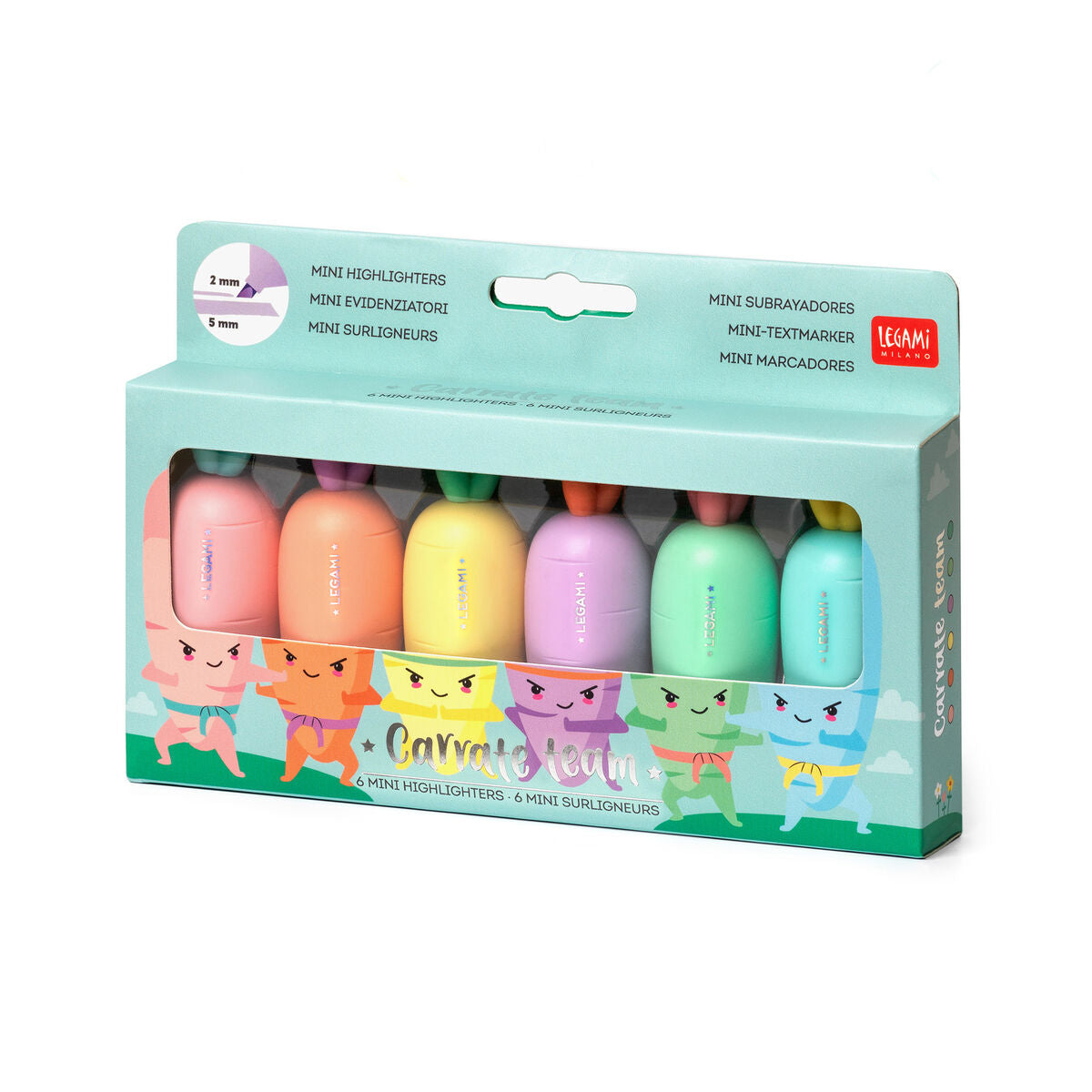 Set de mini surligneurs - Carottes