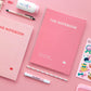 Grand cahier ligné - rose pale