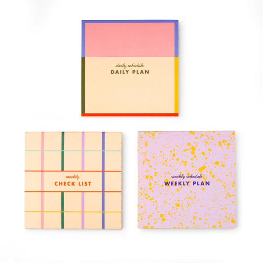 Trio de stickers d'organisation