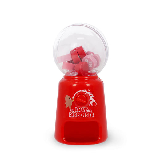 Mini distributeur de gommes coeurs