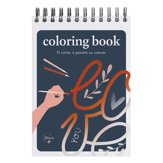 Bloc de coloriage Love