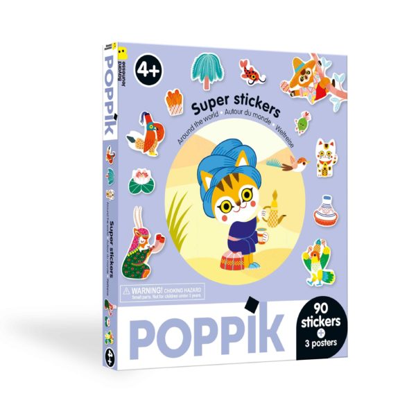 Box de stickers - Autour du monde