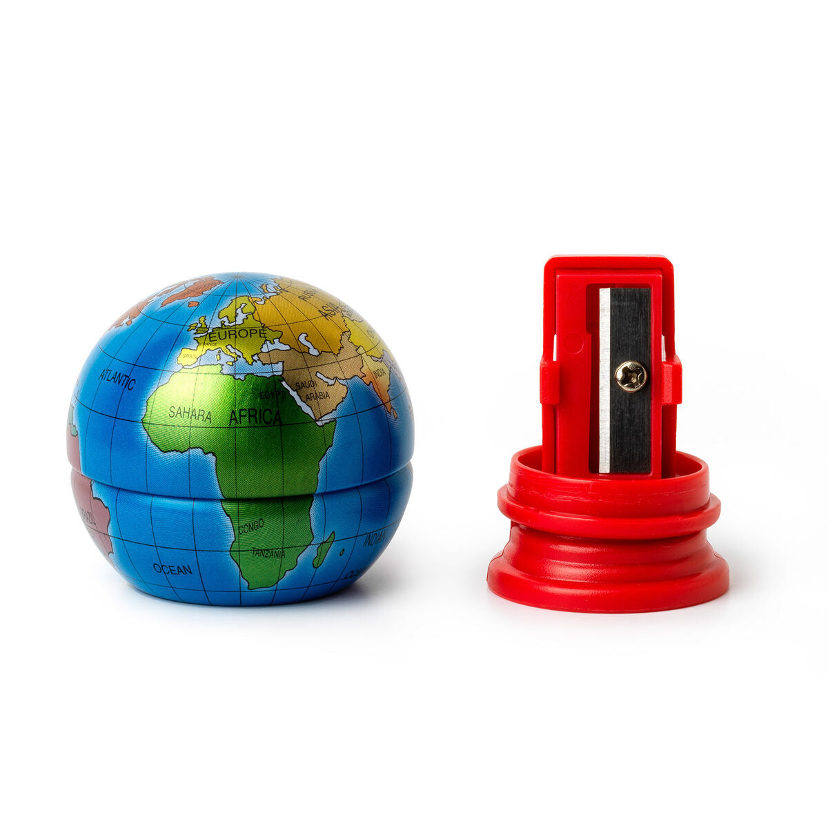 Taille-crayon globe terrestre