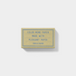 Boite memo beige
