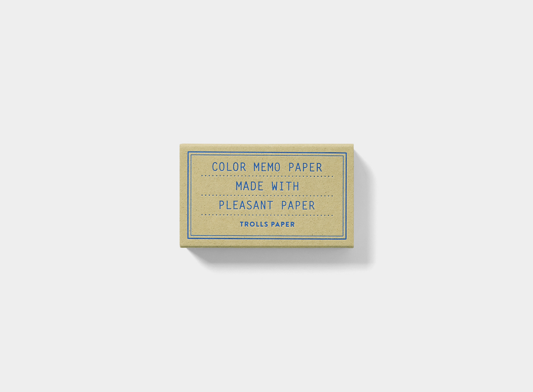 Boite memo beige