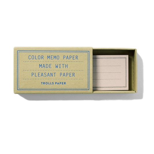 Boite memo beige