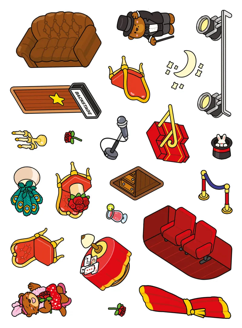 Stickers book - Mini City