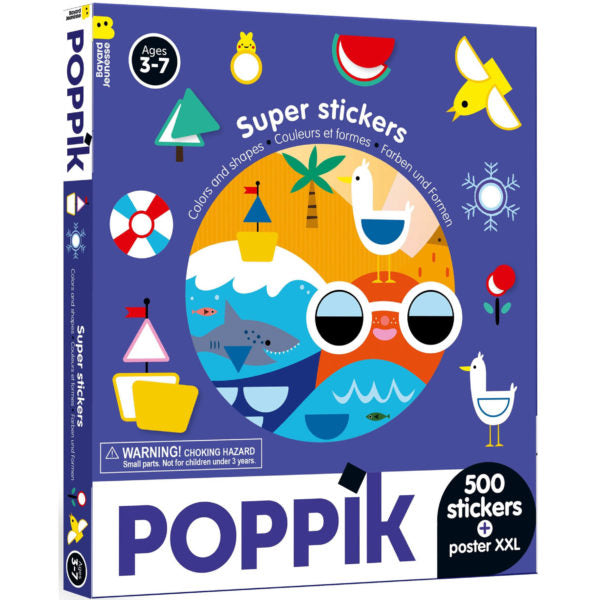 Box de stickers - Couleurs. et formes