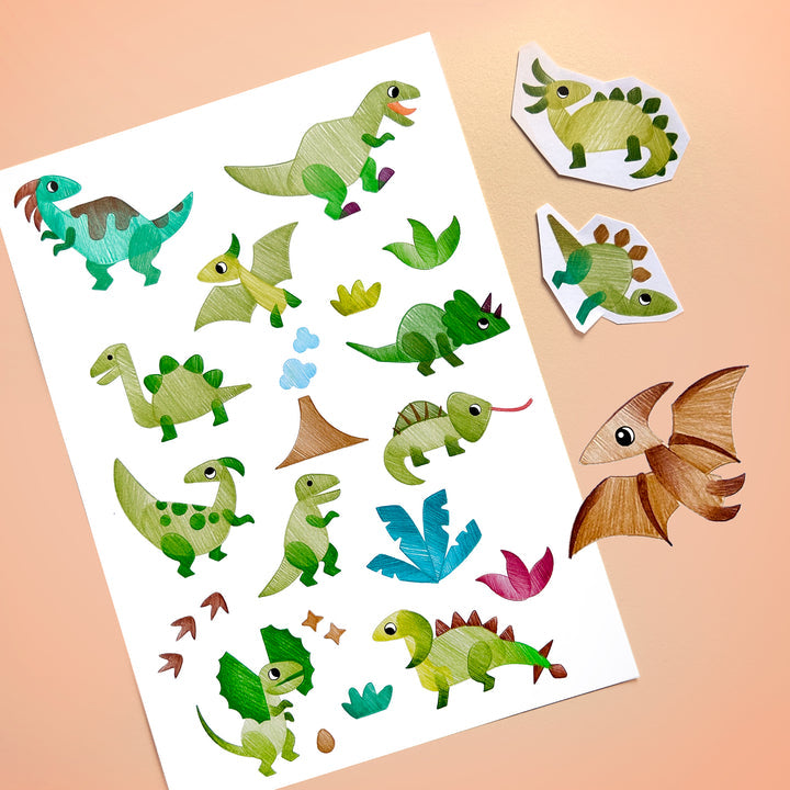 Pochoirs - dinosaures